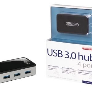 4-väyläinen USB 3.0 hubi