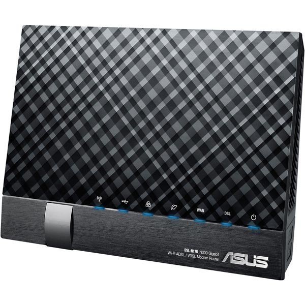 ASUS DSL-N17U -langaton N-reititin/ modeemi 4xGBLAN 2xUSB 2.0