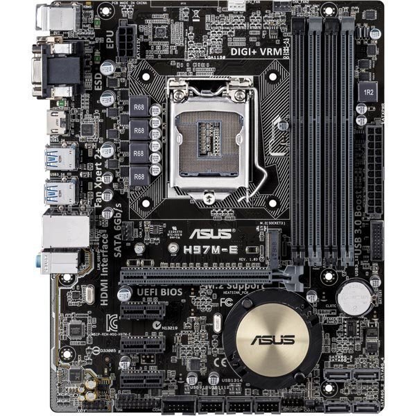 ASUS Emolevy H97M-E (mATX H97 1150)