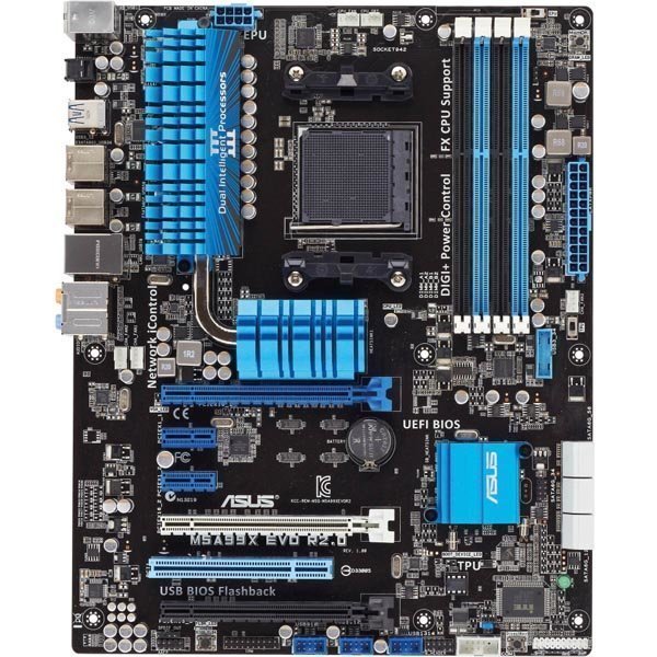 ASUS Emolevy M5A99X EVO R2.0 (ATX AMD 990X AM3+)