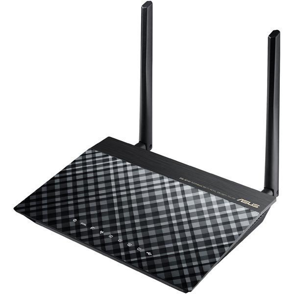 ASUS Wireless ADSL 2/2+ Modem N Router 2 irroitettavaa an USB musta