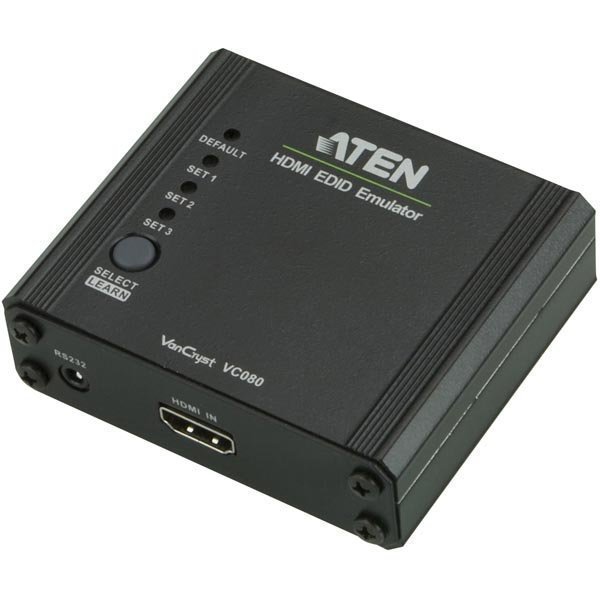 ATEN HDMI EDID Emulaattori 19-pin na RS-232 3D HDCP musta