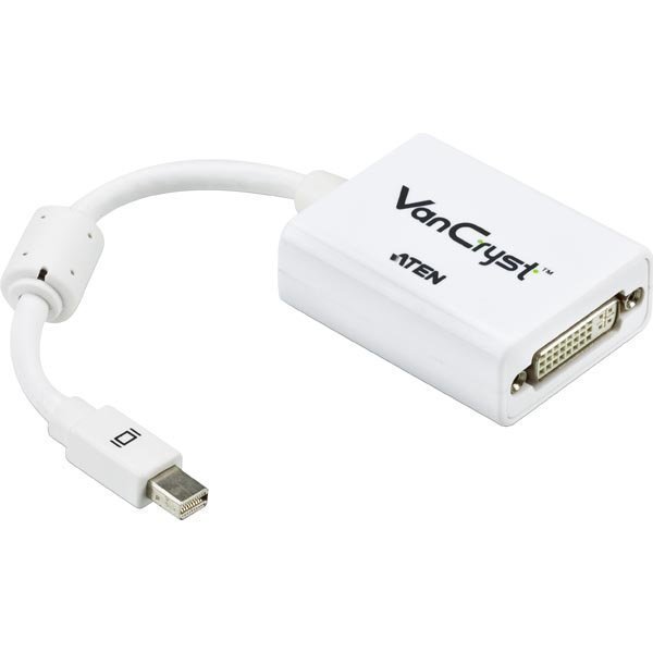 ATEN sovitin mini DisplayPort-DVI-D Single Link 20-pin u-24+5-pin n.