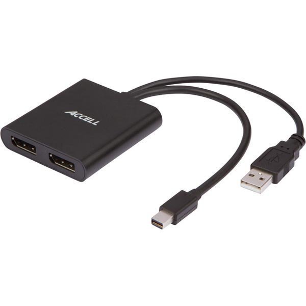Accell UltraAV MST Hub - mini DisplayPort - DisplayPort-sovitin