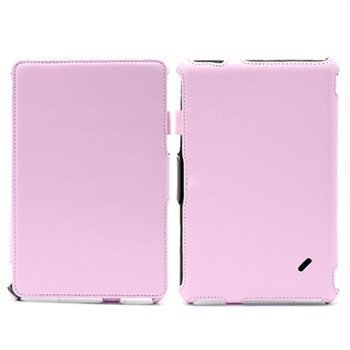 Acer Iconia Tab B1-A71 Folio nahkakotelo rannehihnalla Pinkki