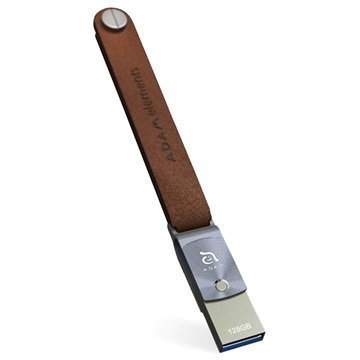 Adam Elements Roma C-tyypin USB- ja USB 3.0- muistitikku â" 128Gt â" Harmaa