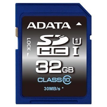 Adata ASDH32GUICL10-R Premier SDHC Muistikortti 32 GB