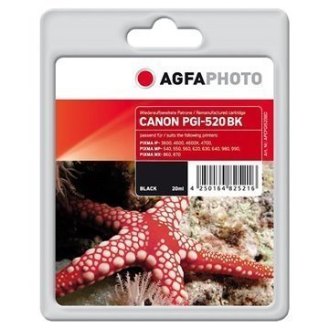 AgfaPhoto Mustepatruuna Canon PIXMA iP MP MX Series Musta