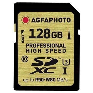 AgfaPhoto Professional High Speed SDXC Muistikortti 128Gt