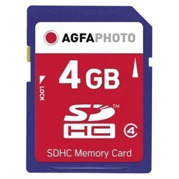 AgfaPhoto SDHC-Muistikortti 4 Gt