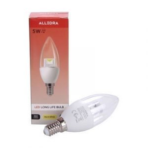 Alledra Led-lamppu E14 5w 240v 350lm Kruunu Lämpimänvalkoinen