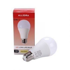 Alledra Led-lamppu E27 240v 12w Pallo 1000lm Lämpimänvalkoinen