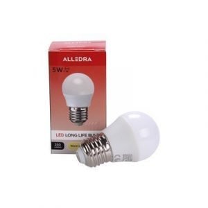 Alledra Led-lamppu E27 240v 5w Pallo 350lm Lämpimänvalkoinen