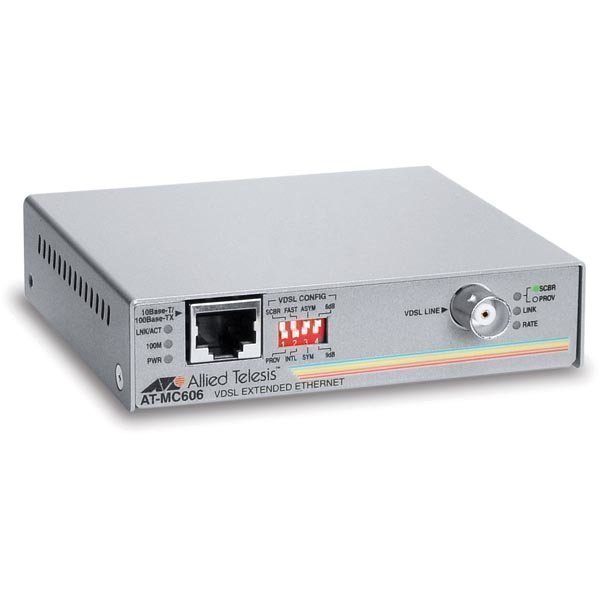 Allied Ethernetjatke VDSL/ koax 50/75ohm - 10/100TX