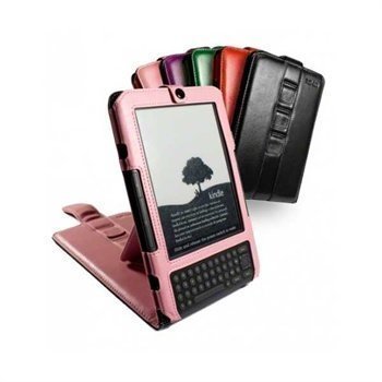 Amazon Kindle 3 Multi-View Napa Leather Case & Stand 6 Pink