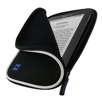 Amazon Kindle 3 Wi-Fi iGadgitz Neopreenisalkku Musta