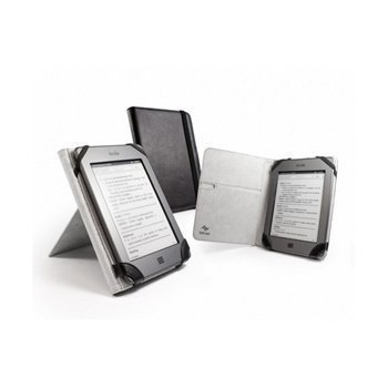 Amazon Kindle Touch Tuff-Luv Book-Stand Nahkakotelo Musta