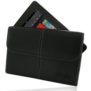 Amazon Kindle fire PDair Leather Case 3BAMKFEX1 Musta