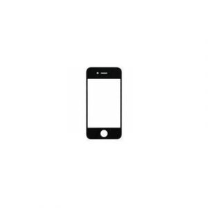 Apple Display Glas Black Iphone 4s