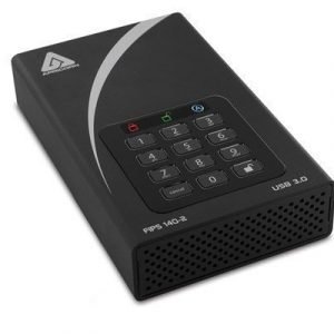 Apricorn Aegis Padlock Dt 256-bit Fips 3tb Musta