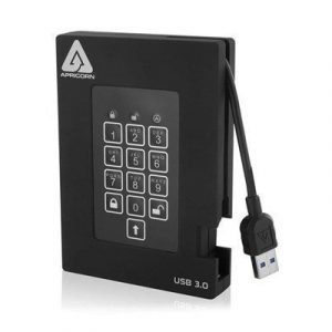 Apricorn Apricorn Padlock Fortress 512gb Ssd Usb 3.0 0.512tb Musta