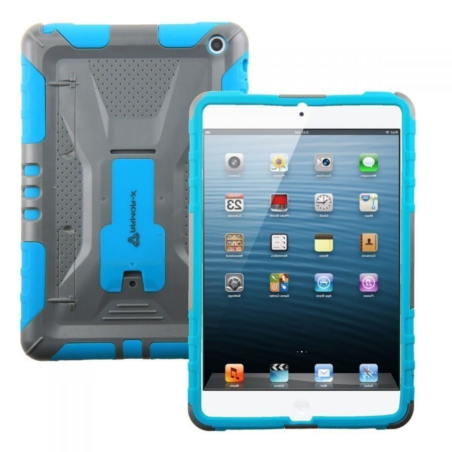 Armor-X iPad Mini Kestävä Suojakotelo X-Mount kiinnityksellä sininen