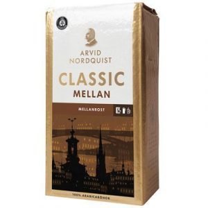 Arvid Nordqvist Kaffe Classic Brygg Mellanrost 500g 12-pack