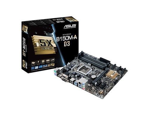 Asus B150m-a D3 Lga1151 Socket Mikro Atx