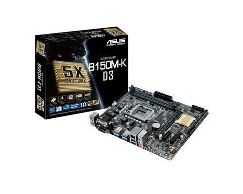 Asus B150m-k D3 Lga1151 Socket Mikro Atx