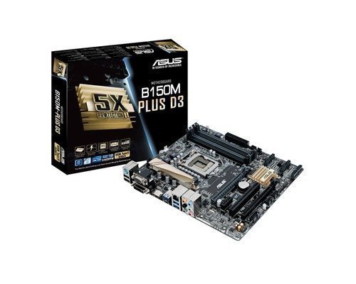 Asus B150m-plus D3 Lga1151 Socket Mikro Atx