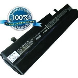 Asus Eee PC 1005HA 1005PE 1005PE 1001HA 1101HA R101 R105 R1001 R1005 akku 4400 mAh musta