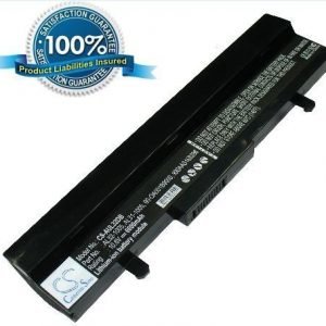 Asus Eee PC 1005HA 1005PE 1005PE 1001HA 1101HA R101 R105 R1001 R1005 akku 6600 mAh musta