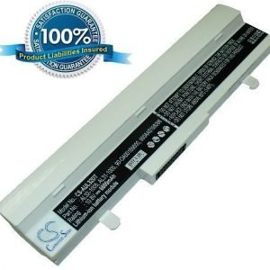 Asus Eee PC 1005HA 1005PE 1005PE 1001HA 1101HA R101 R105 R1001 R1005 akku 6600 mAh valkoinen