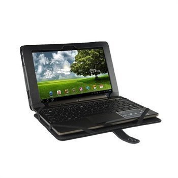 Asus Eee Pad Transformer TF101 TF101G iGadgitz Nahkakotelo Musta