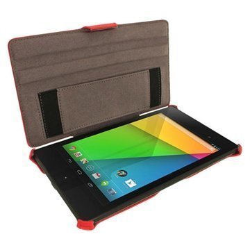 Asus Google Nexus 7 2 iGadgitz Leather Case Red