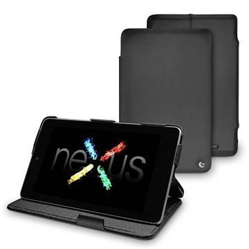 Asus Google Nexus 7 Noreve Tradition Nahkakotelo Â Musta