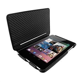 Asus Google Nexus 7 Piel Frama iMagnum2 Nahkakotelo Musta