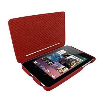 Asus Google Nexus 7 Piel Frama iMagnum2 Nahkakotelo Punainen