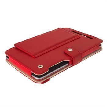 Asus Google Nexus 7 iGadgitz Guardian Tri-view Leather Case Red