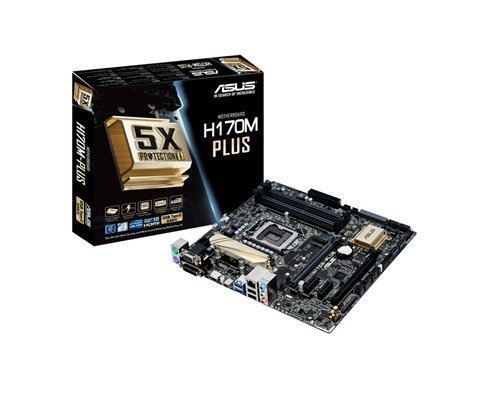 Asus H170m-plus Lga1151 Socket Mikro Atx