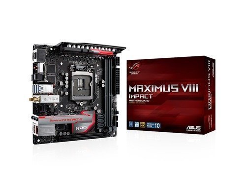 Asus Maximus Viii Impact Lga1151 Socket Mini Itx