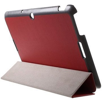 Asus Memo Pad 10 ME103K Tri-Fold Smart Kotelo Punainen