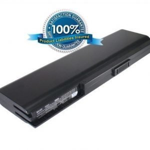 Asus U3 U1 akku 6600 mAh - Musta