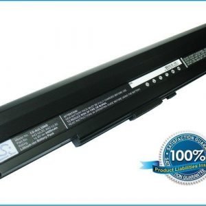 Asus UL30 UL250 UL80 akku 4400 mAh Musta