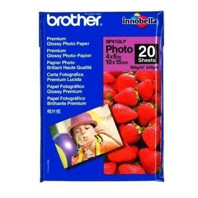 BROTHER Photo-kiiltopaperi 10x15 20 ark. 190g