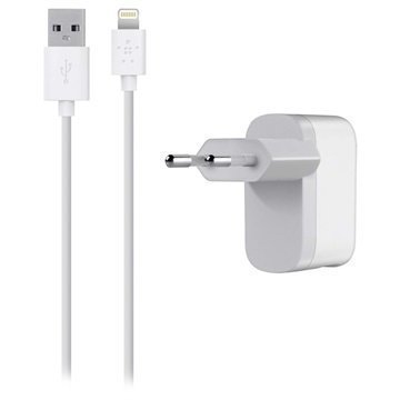 Belkin Lightning Single Microkaapeli Laturi iPhone 6S Plus iPad Mini 4 Valkoinen