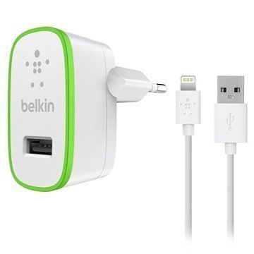 Belkin Lightning USB Matkalaturi iPhone 6S Plus iPhone 6 iPad Pro Valkoinen