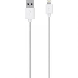 Belkin Mixit Lightning To Usb Chargesync 1.2m Valkoinen