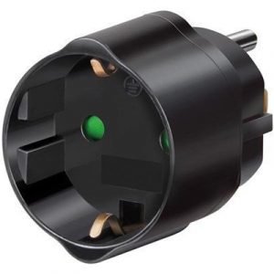 Brennenstuhl Traveladapter Eu Us/jap Earthed Black