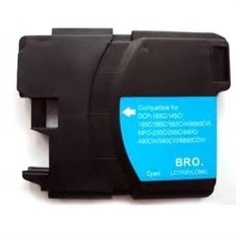 Brother LC-1100C LC-980C Cartridge DCP-165 C MFC-6890 CDW Blue